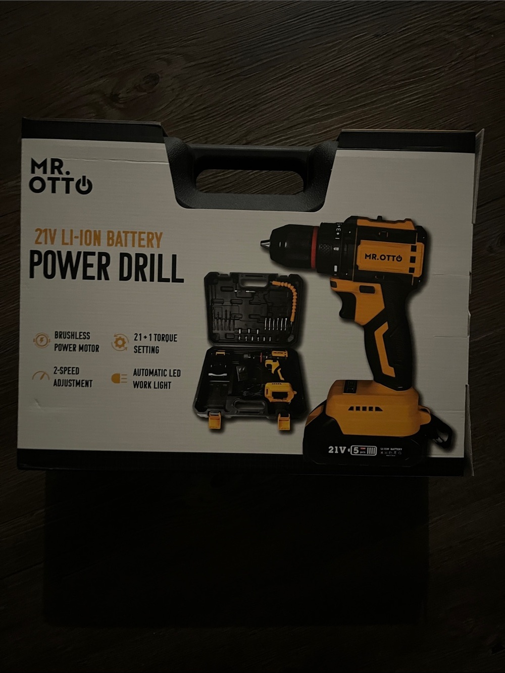 21V LI-ION Battery Power Drill